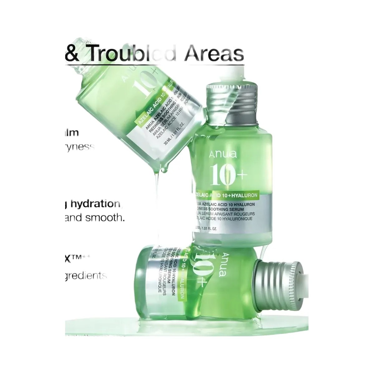 ANUA Azelaic Acid 10 Hyaluron Redness Soothing Serum - HypeFly India View 4