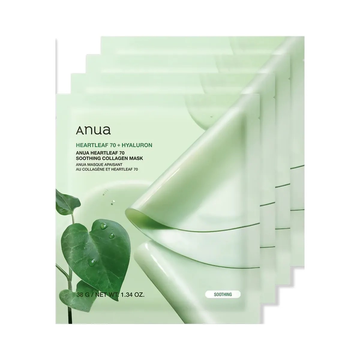 ANUA Heartleaf 70 Soothing Collagen Mask - HypeFly India View 1