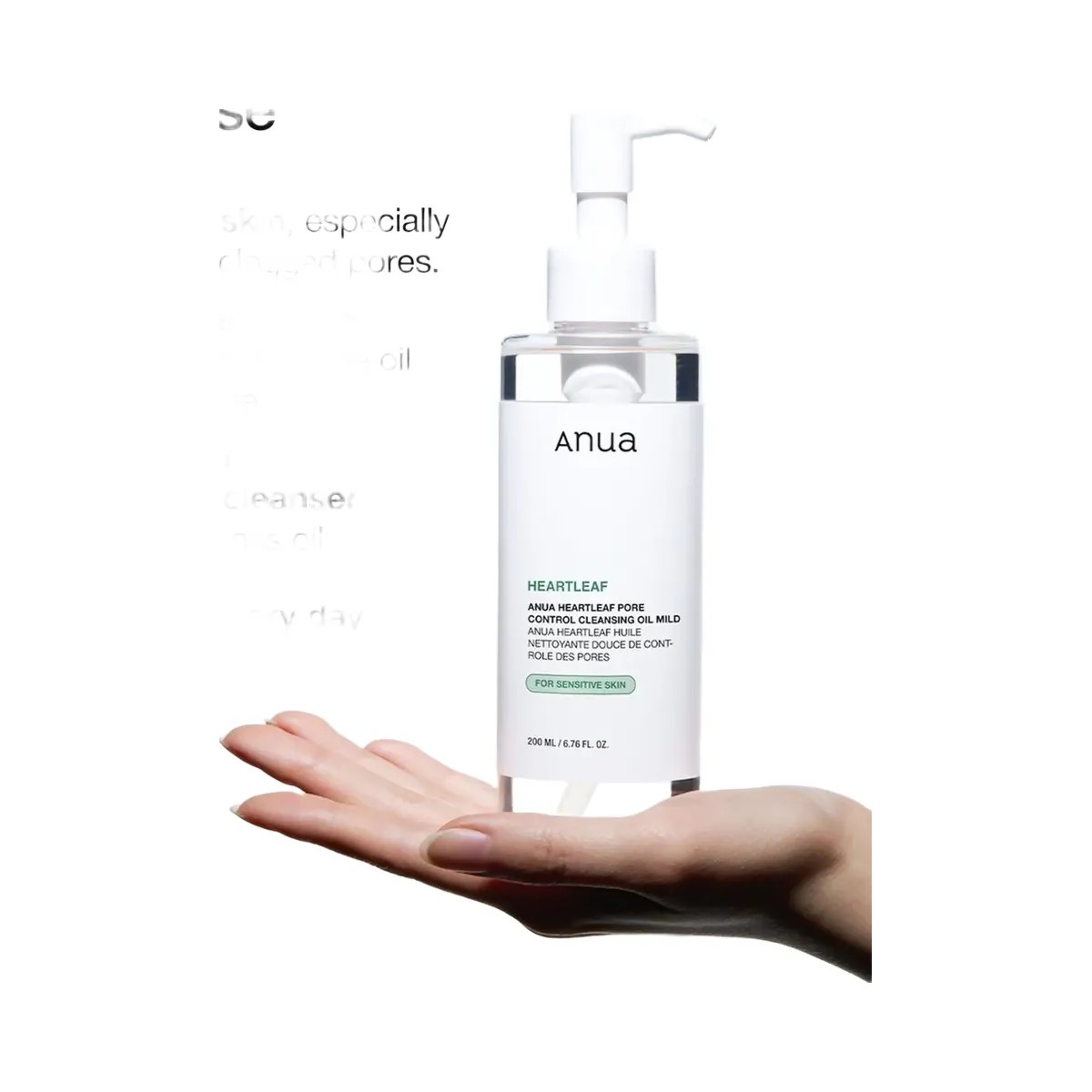 ANUA Heartleaf Pore Control Cleansing Oil Mild - HypeFly India View 5