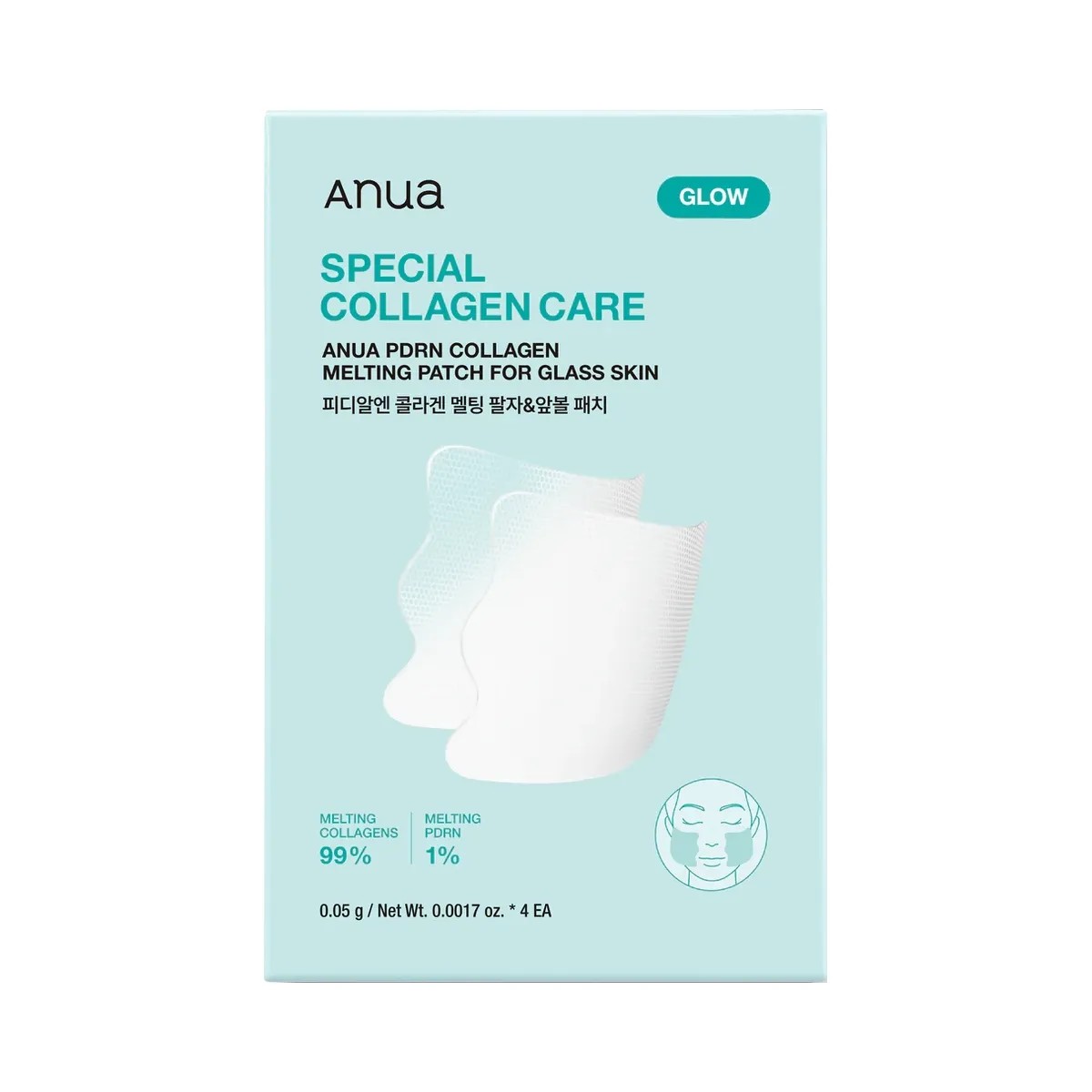 ANUA PDRN Collagen Melting Patch For Glass Skin - HypeFly India View 1