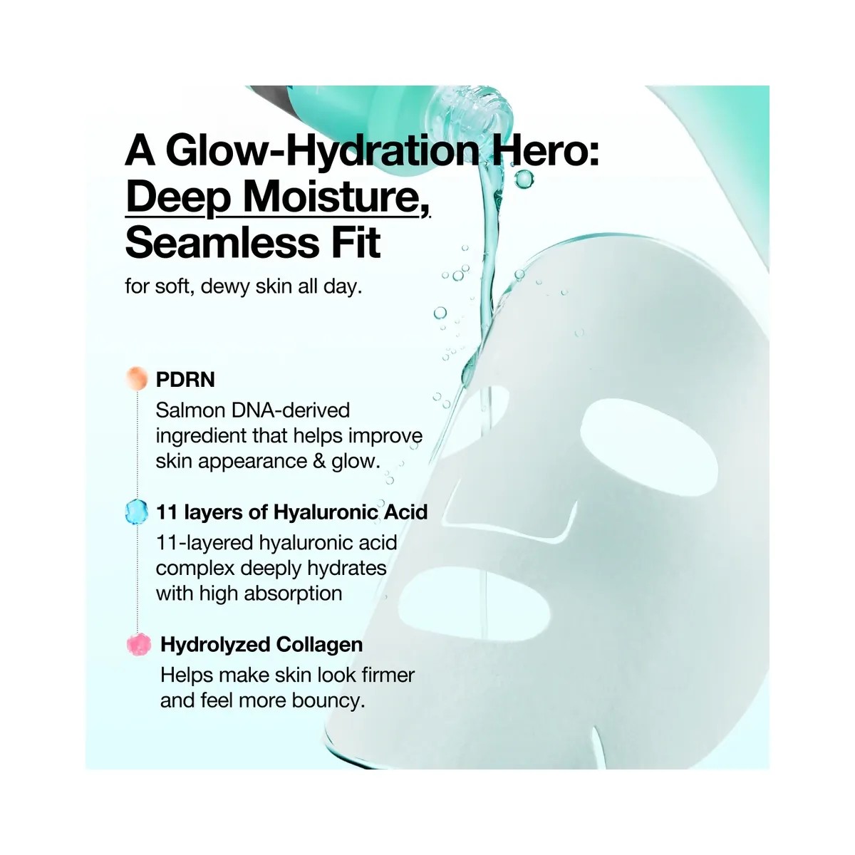 ANUA PDRN Hyaluronic Acid Capsule 100 Serum Mask - HypeFly India View 4