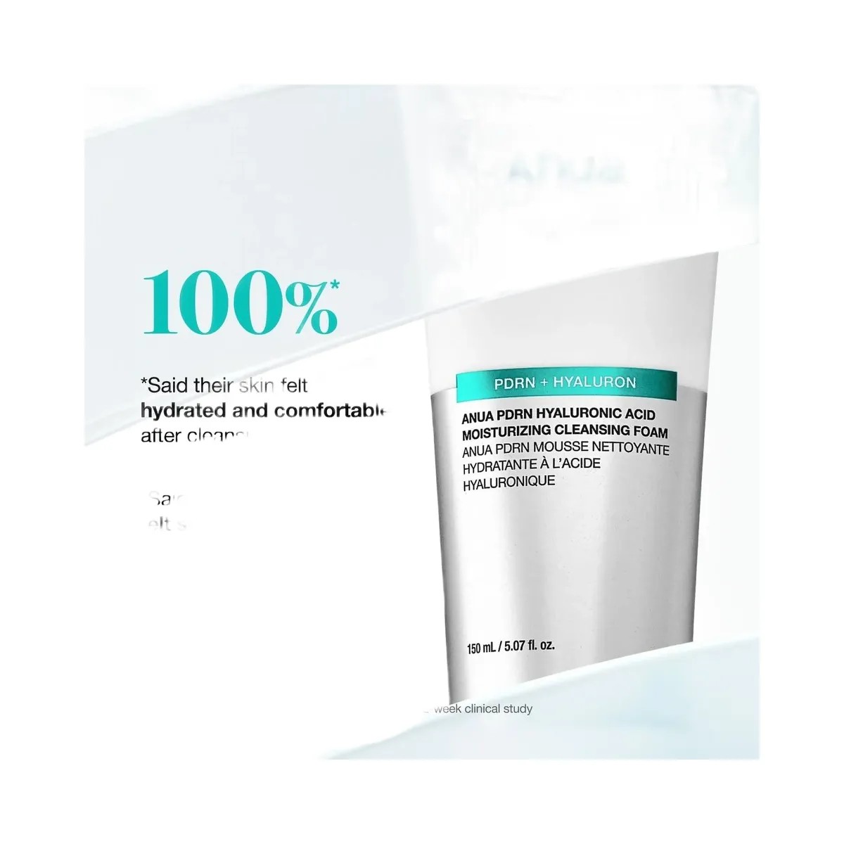 ANUA PDRN Hyaluronic Acid Moisturizing Cleansing Foam - HypeFly India View 6