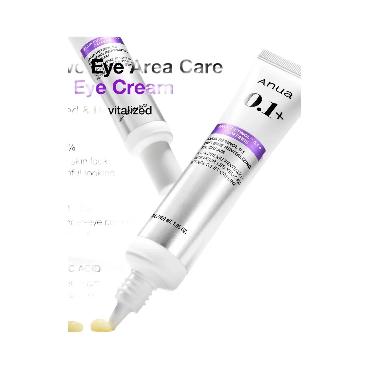 ANUA Retinol 0.1 Caffeine Revitalizing Eye Cream - HypeFly India View 4