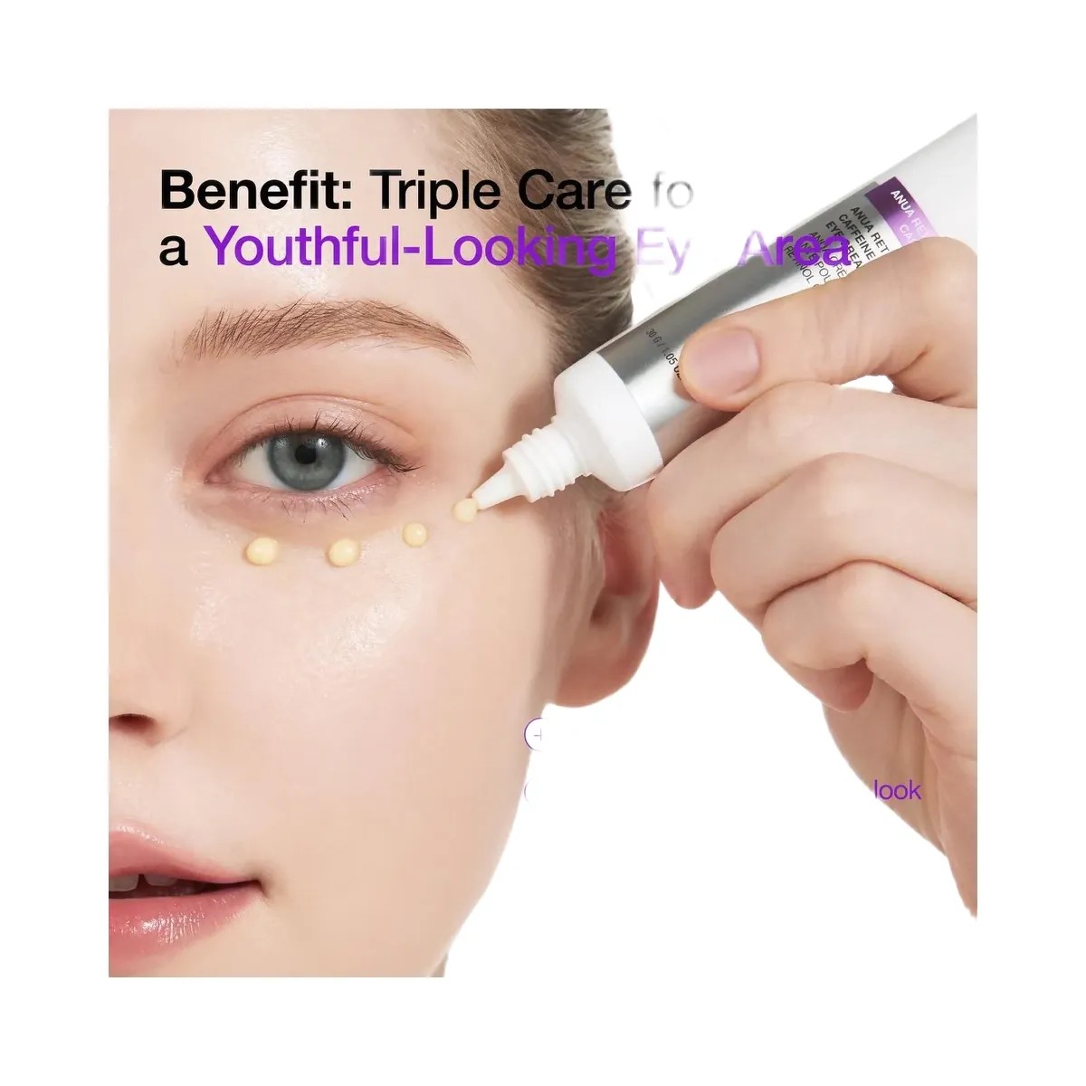 ANUA Retinol 0.1 Caffeine Revitalizing Eye Cream - HypeFly India View 5