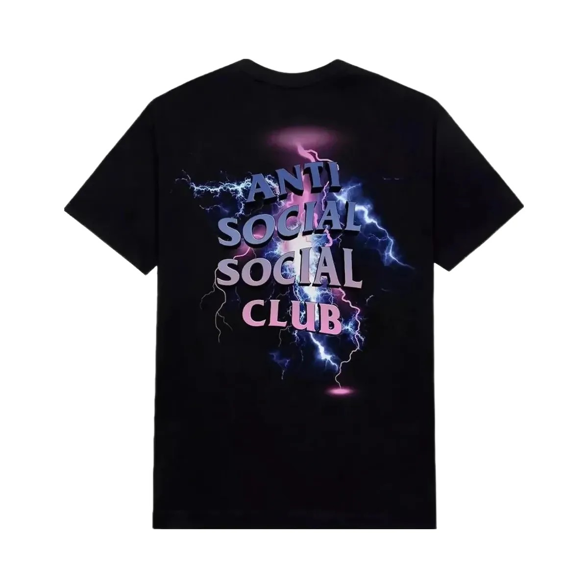 Assc Anti Social Social Club Bolt From The Blue T Shirt Black - HypeFly India View 1