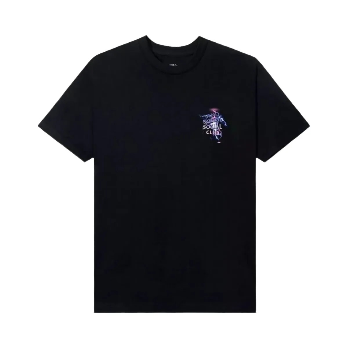 Assc Anti Social Social Club Bolt From The Blue T Shirt Black - HypeFly India View 2