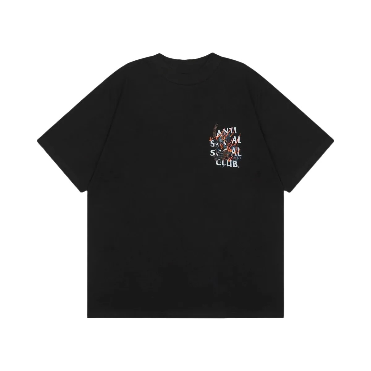 Assc Anti Social Social Club Chinese Dragon Tshirt - HypeFly India View 2