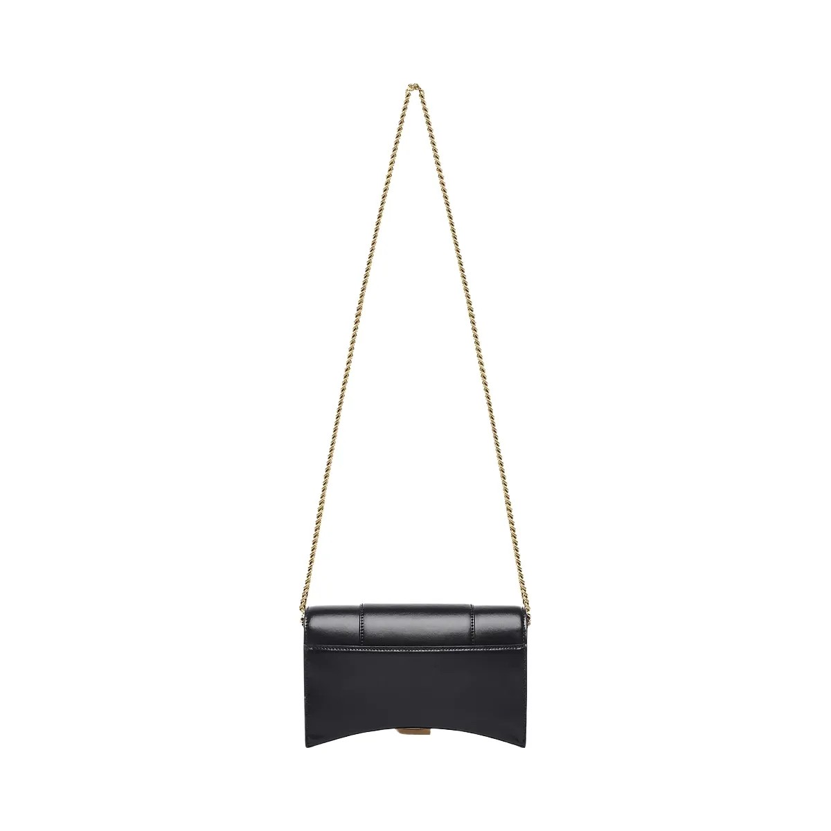 Balenciaga Hourglass Box Leather Wallet on Chain - HypeFly India View 4