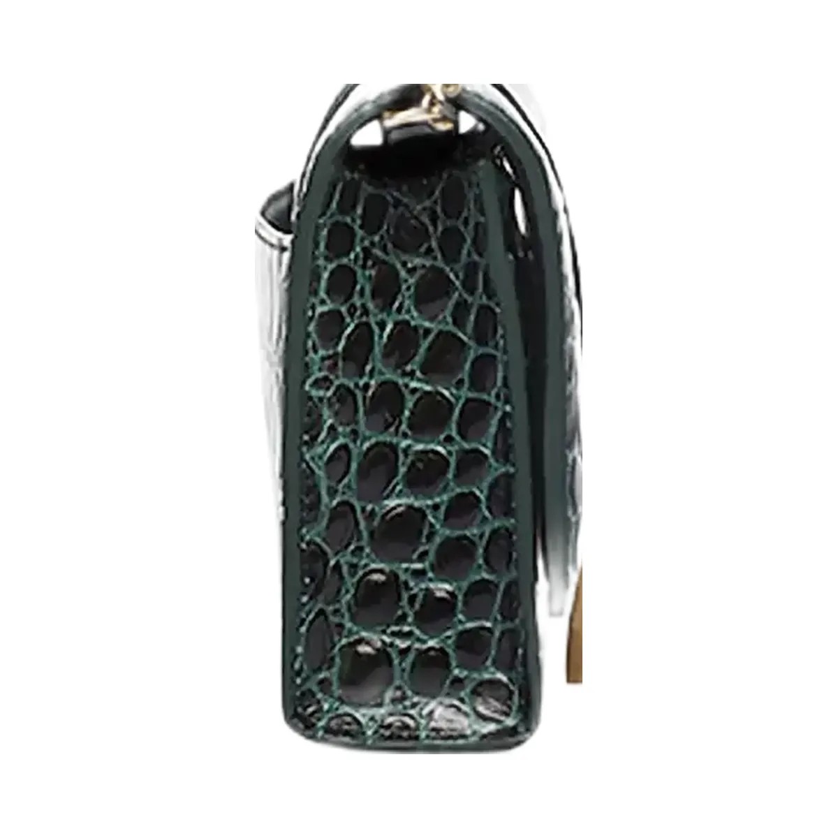 Balenciaga Hourglass Wallet with Chain Crocodile Embossed - HypeFly India View 3