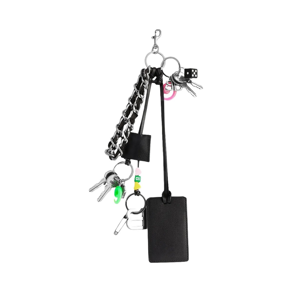 Balenciaga Keychain Rodeo Tag Full Charm - HypeFly India View 2