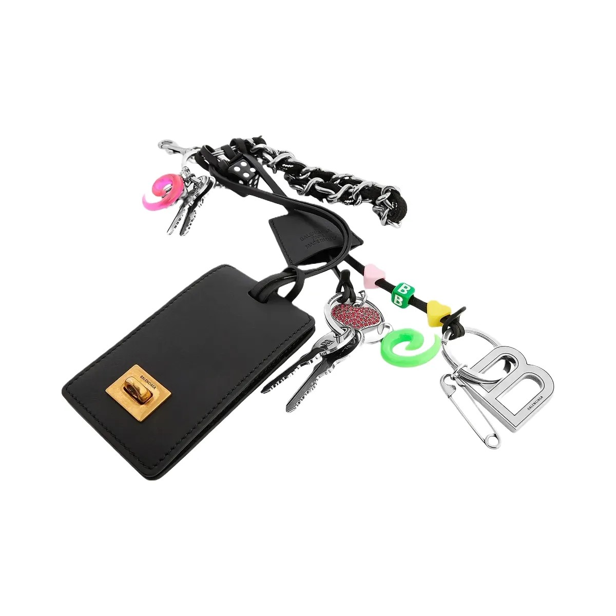 Balenciaga Keychain Rodeo Tag Full Charm - HypeFly India View 3