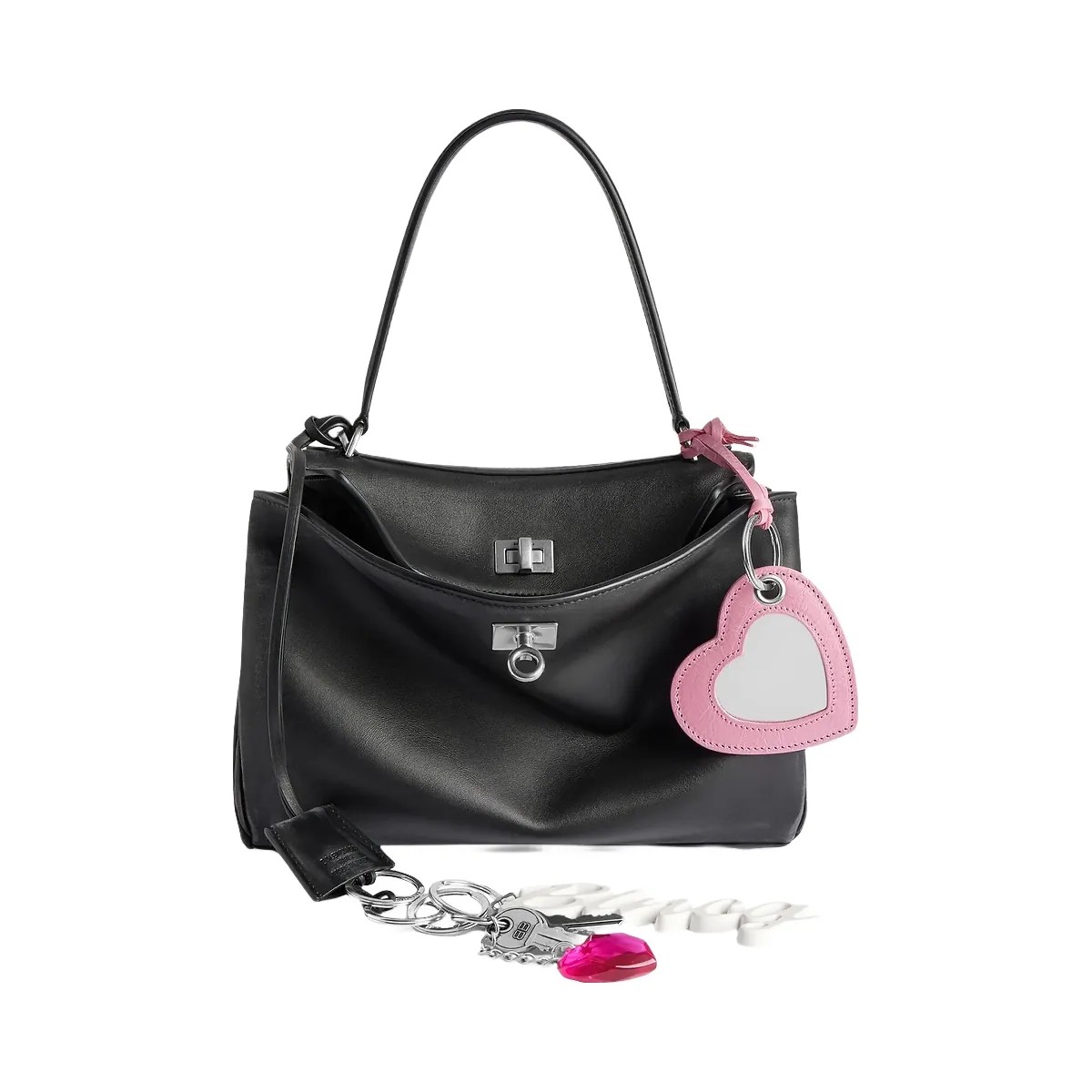 Balenciaga Rodeo Small Handbag Used Effect with One Charm - HypeFly India View 1