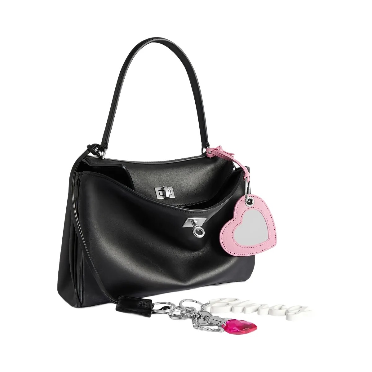 Balenciaga Rodeo Small Handbag Used Effect with One Charm - HypeFly India View 4