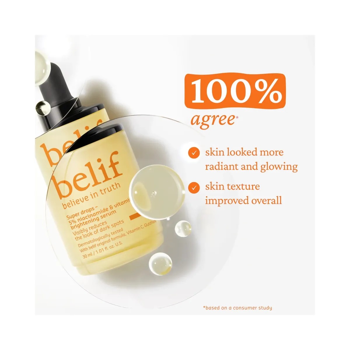 belif Super Drops 5% Niacinamide and Vitamin C Brightening Serum - HypeFly India View 4