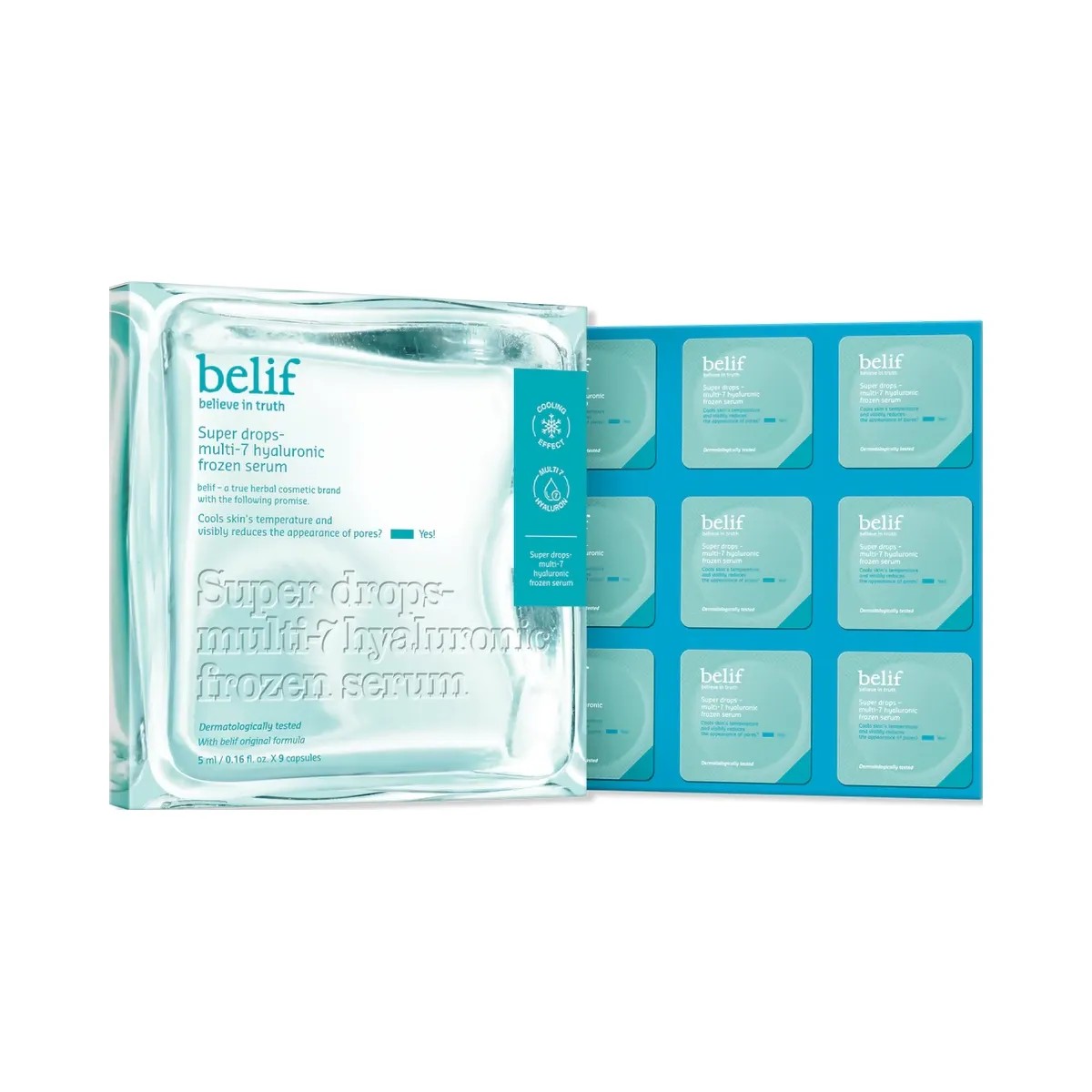 belif Super Drops Multi-7 Hyaluronic Frozen Serum - HypeFly India View 1