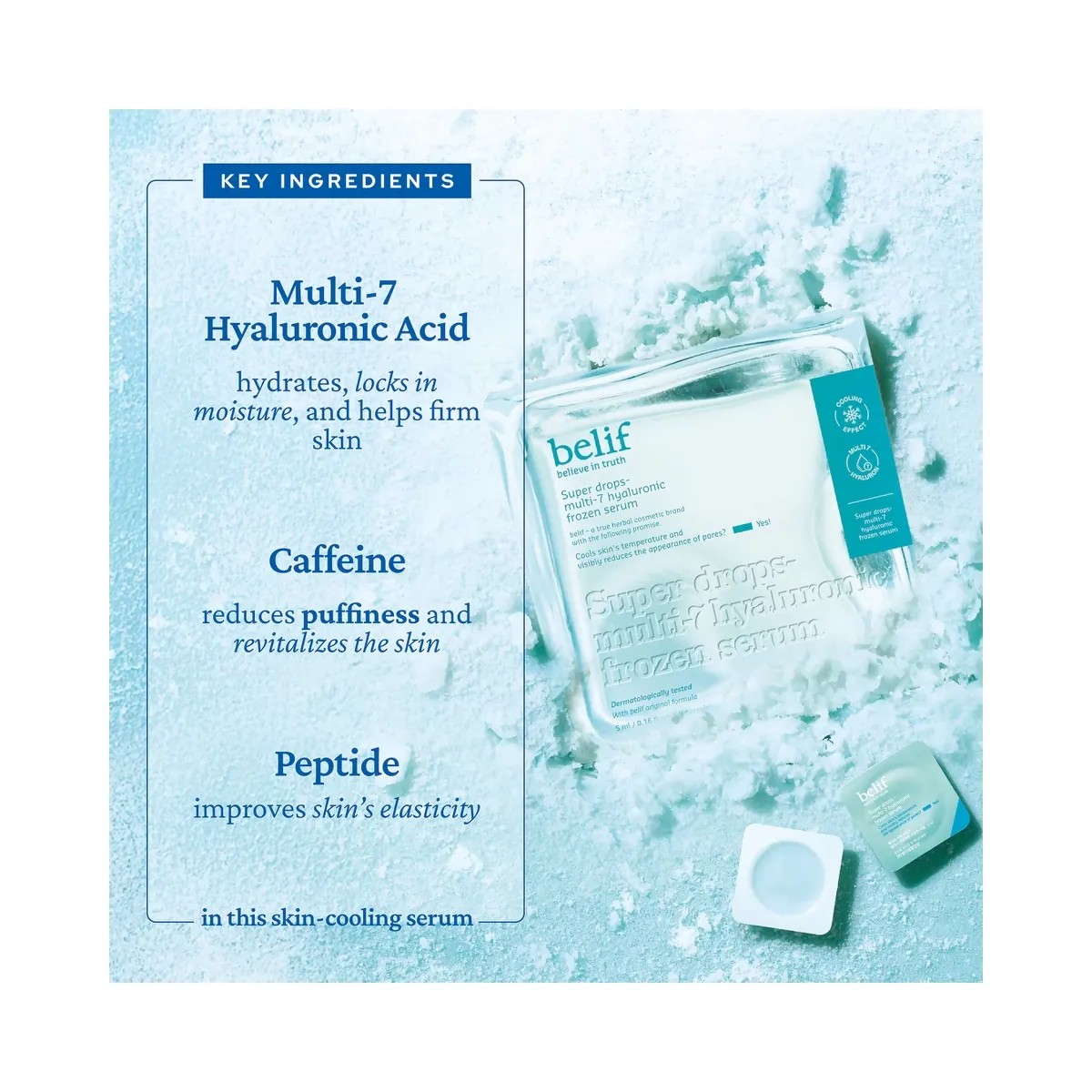 belif Super Drops Multi-7 Hyaluronic Frozen Serum - HypeFly India View 6