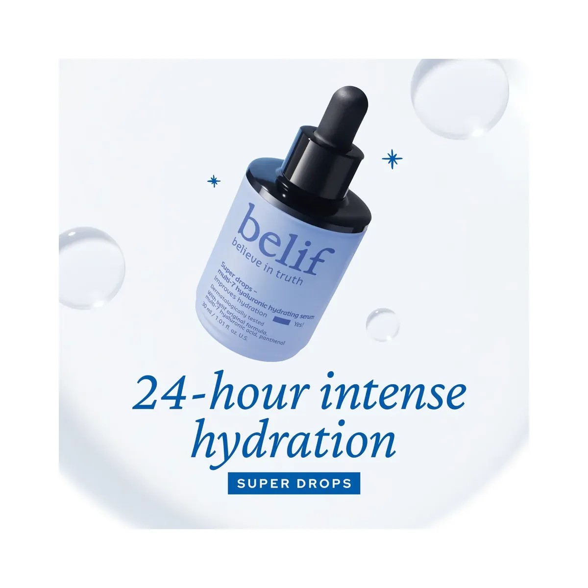 belif Super Drops Multi-7 Hyaluronic Hydrating Serum - HypeFly India View 2