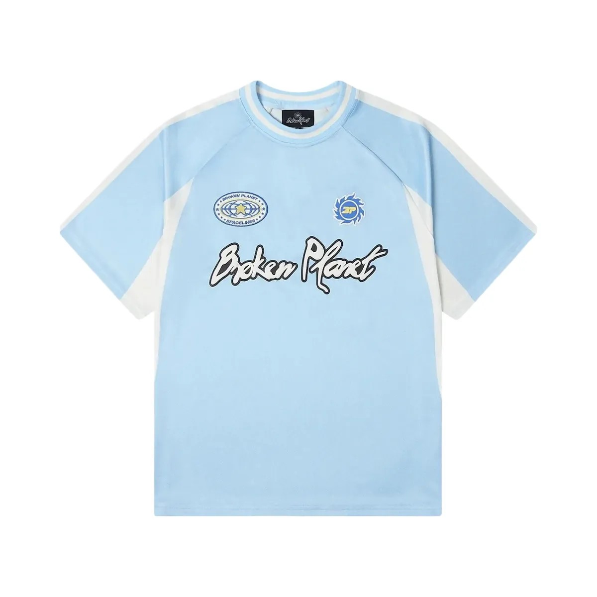 Broken Planet Football Jersey Broken Planet Light Blue - HypeFly India View 1