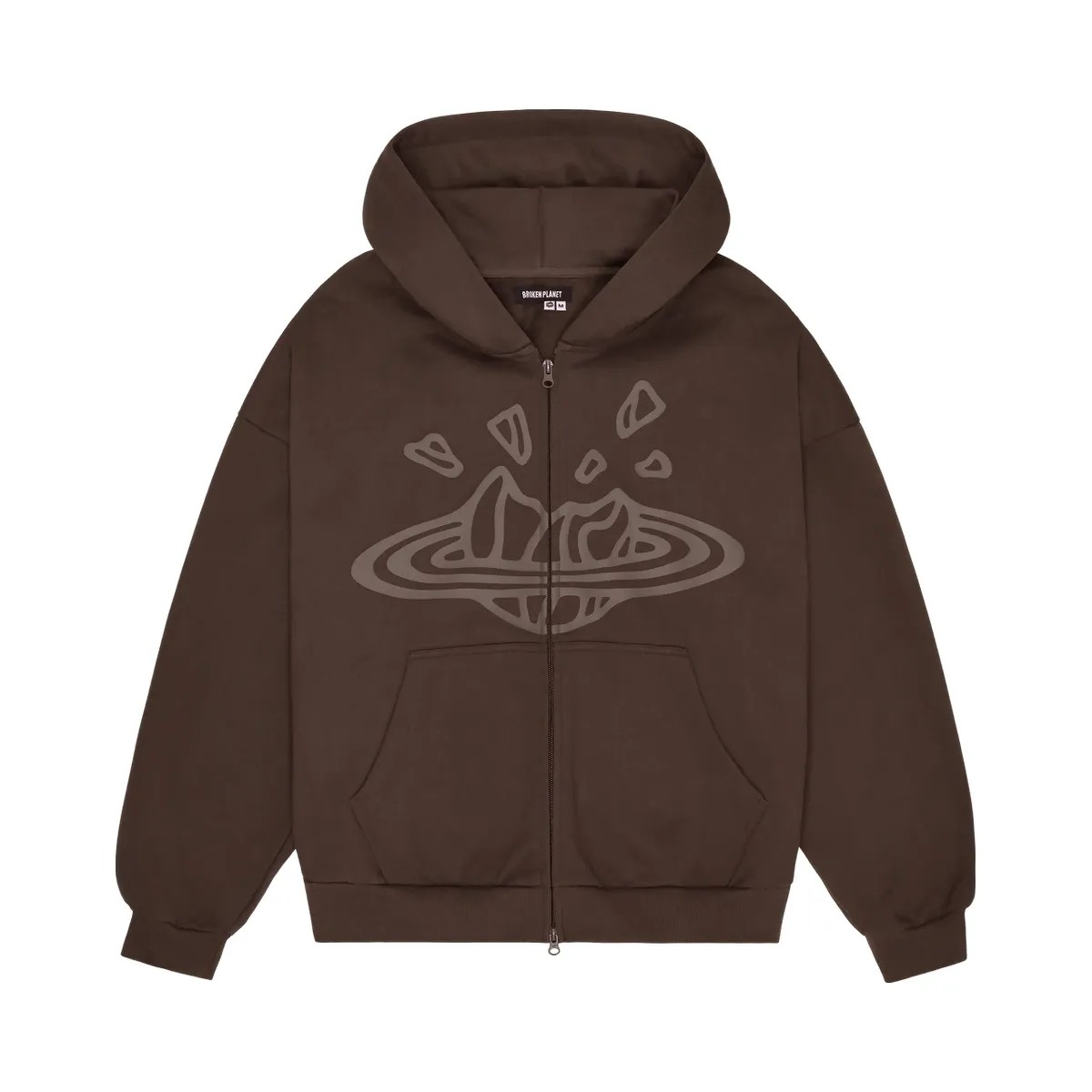 Broken Planet Zip Up Hoodie - HypeFly India View 1