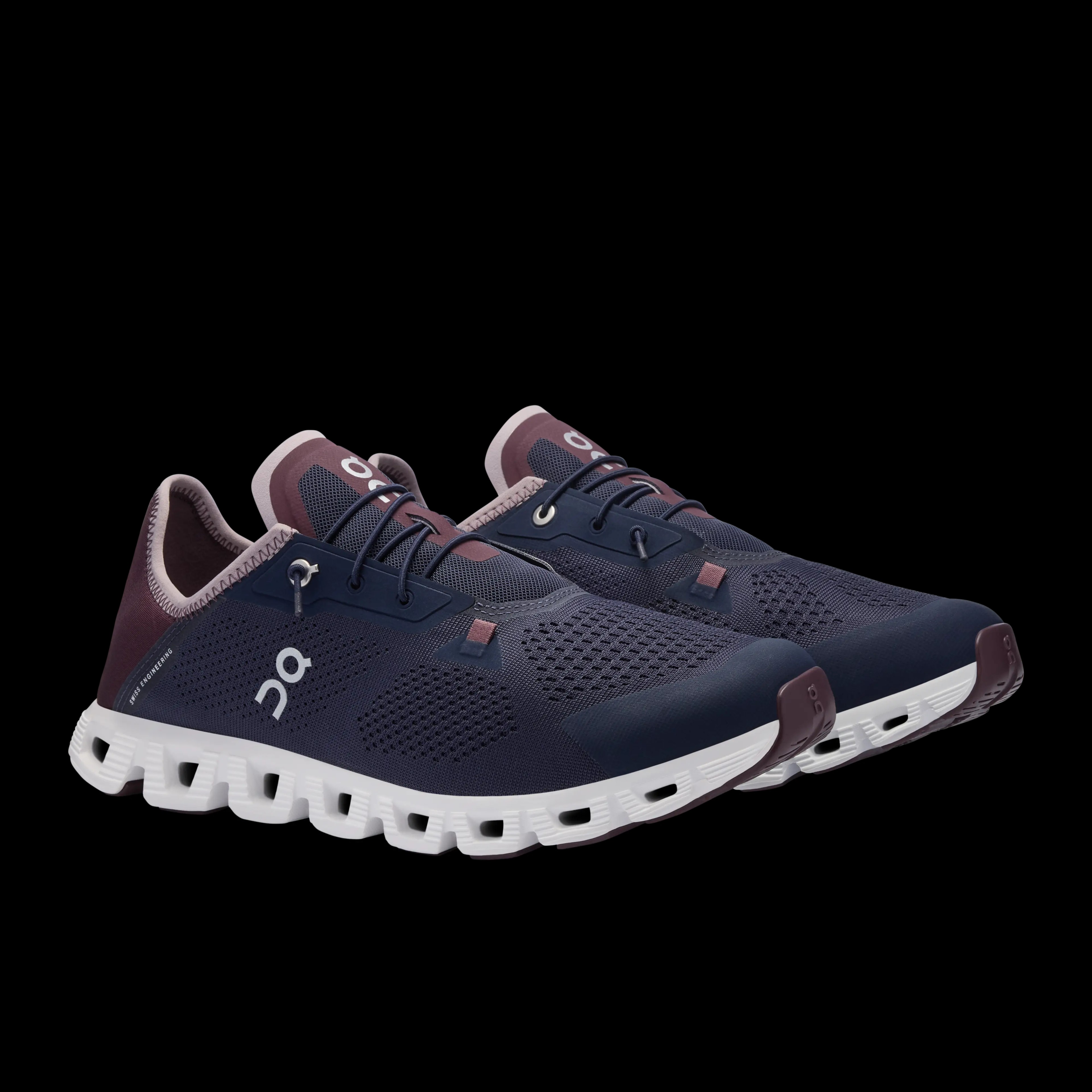 On Running Cloud 5 Coast 'Midnight/Mulberry' - HypeFly India View 2
