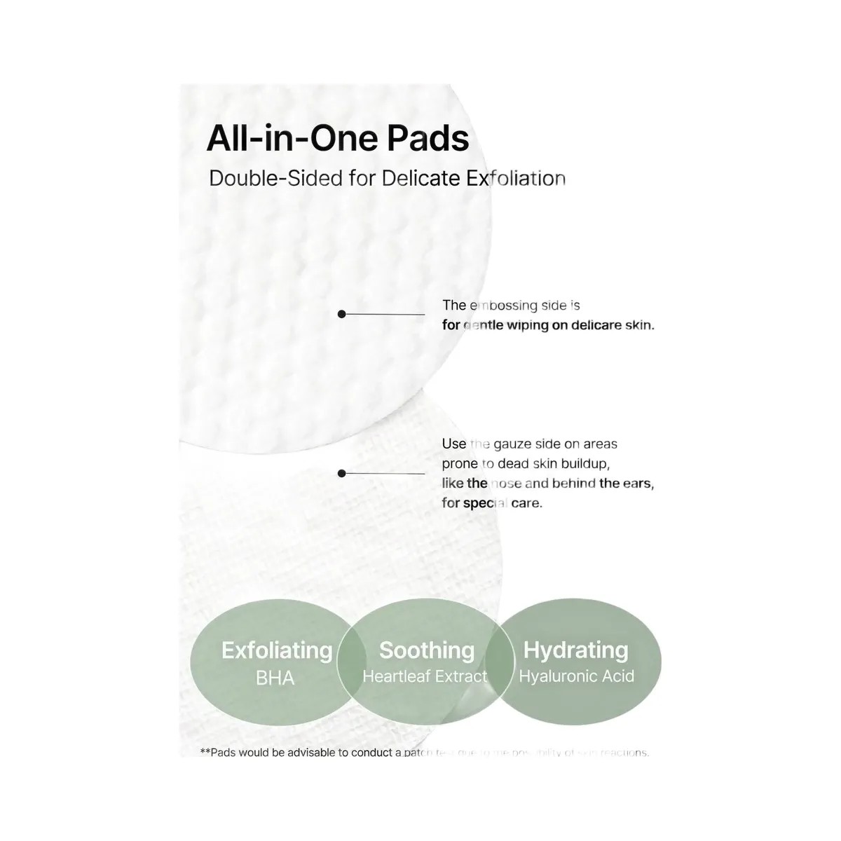 celimax Jiwoogae Heartleaf BHA Peeling & Exfoliating Pads - HypeFly India View 2