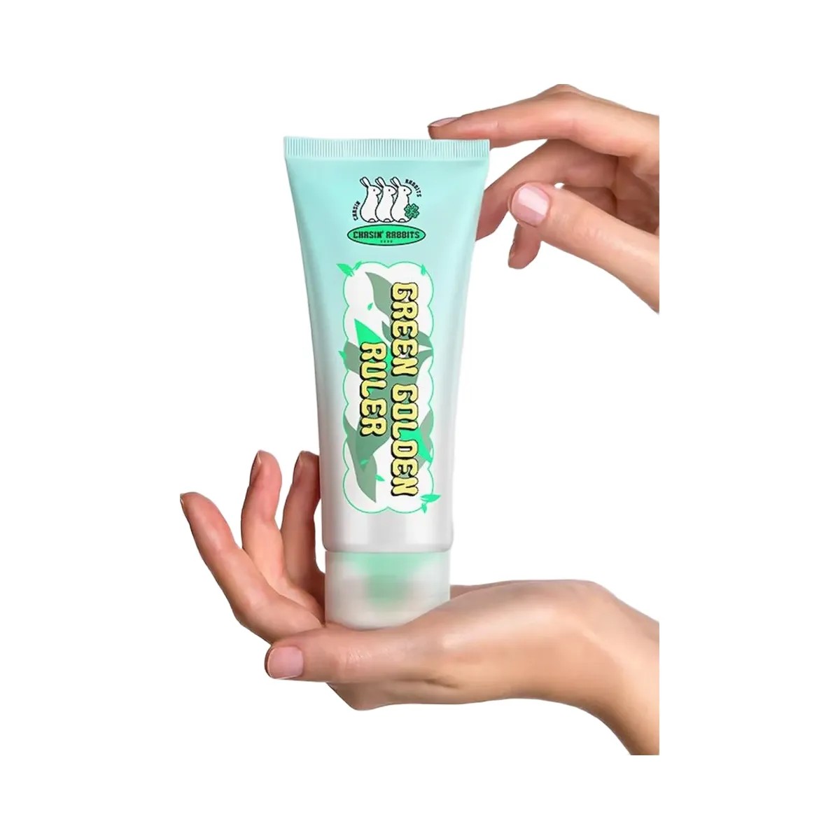 Chasin' Rabbits Green Golden Ruler Cream - HypeFly India View 4