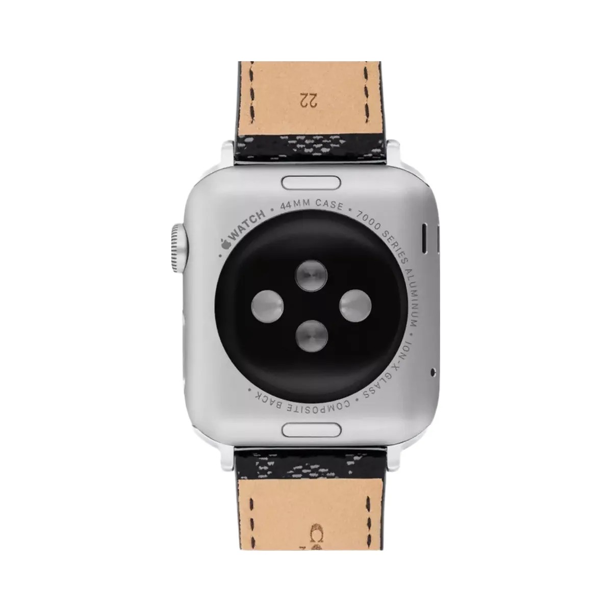 Coach Apple Watch® Strap, 42 Mm And 44 Mm in Graphite Gray - HypeFly India View 3