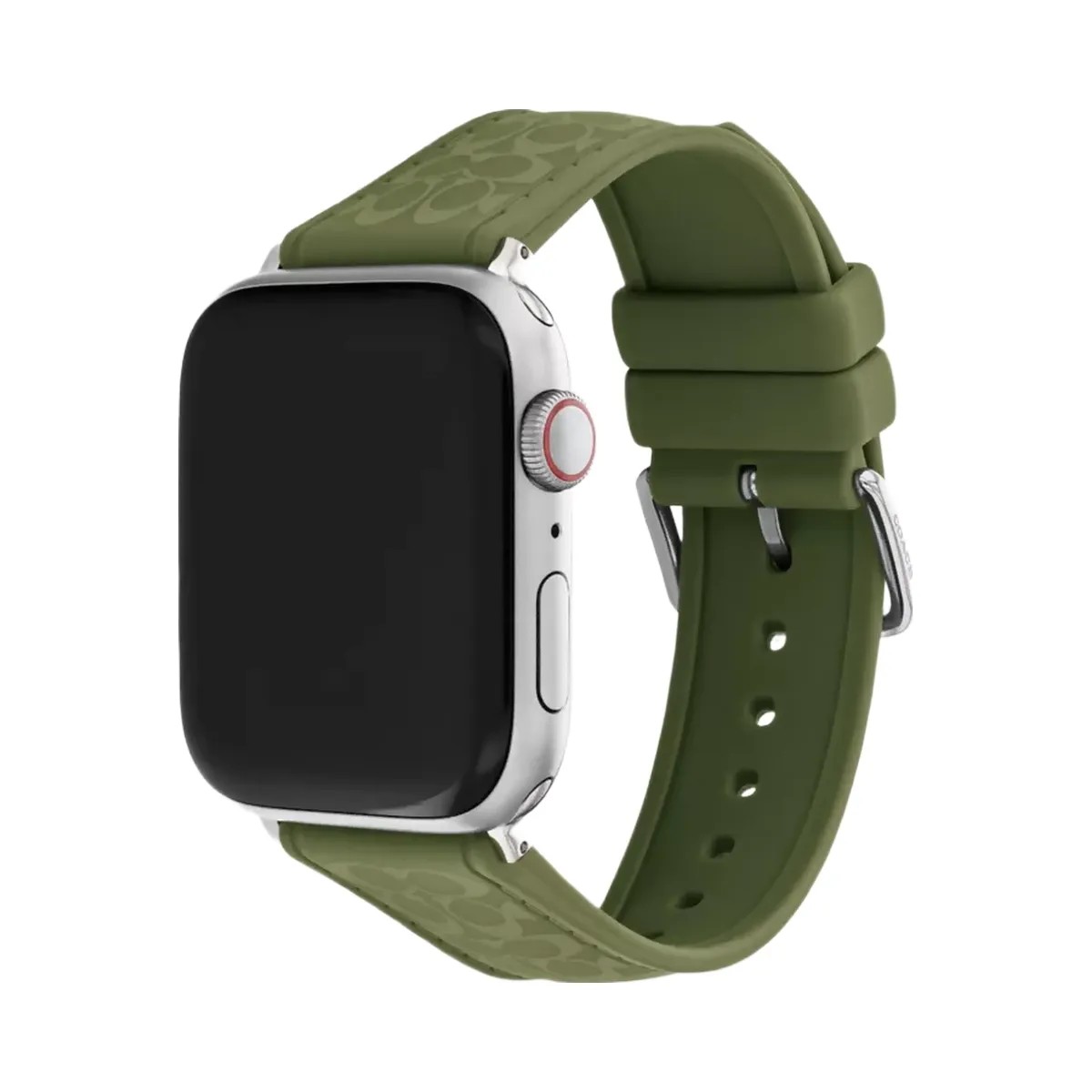 Coach Apple Watch® Strap Gift Set, 42 Mm, 44 Mm, 45 Mm And 46 Mm in Green Black - HypeFly India View 4