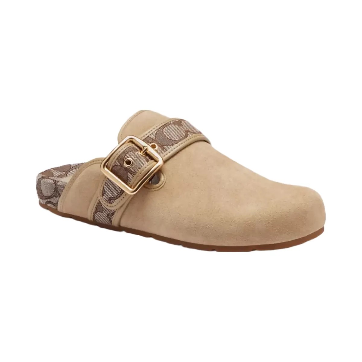 Coach Archival Buckle Clog in Oat - HypeFly India View 1