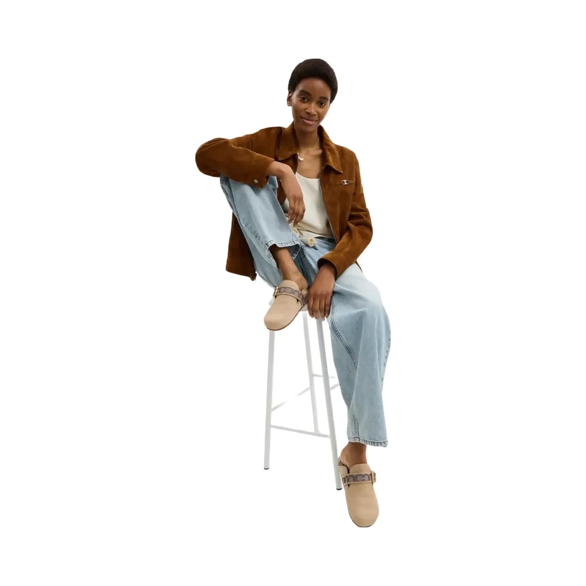 Coach Archival Buckle Clog in Oat - HypeFly India View 6