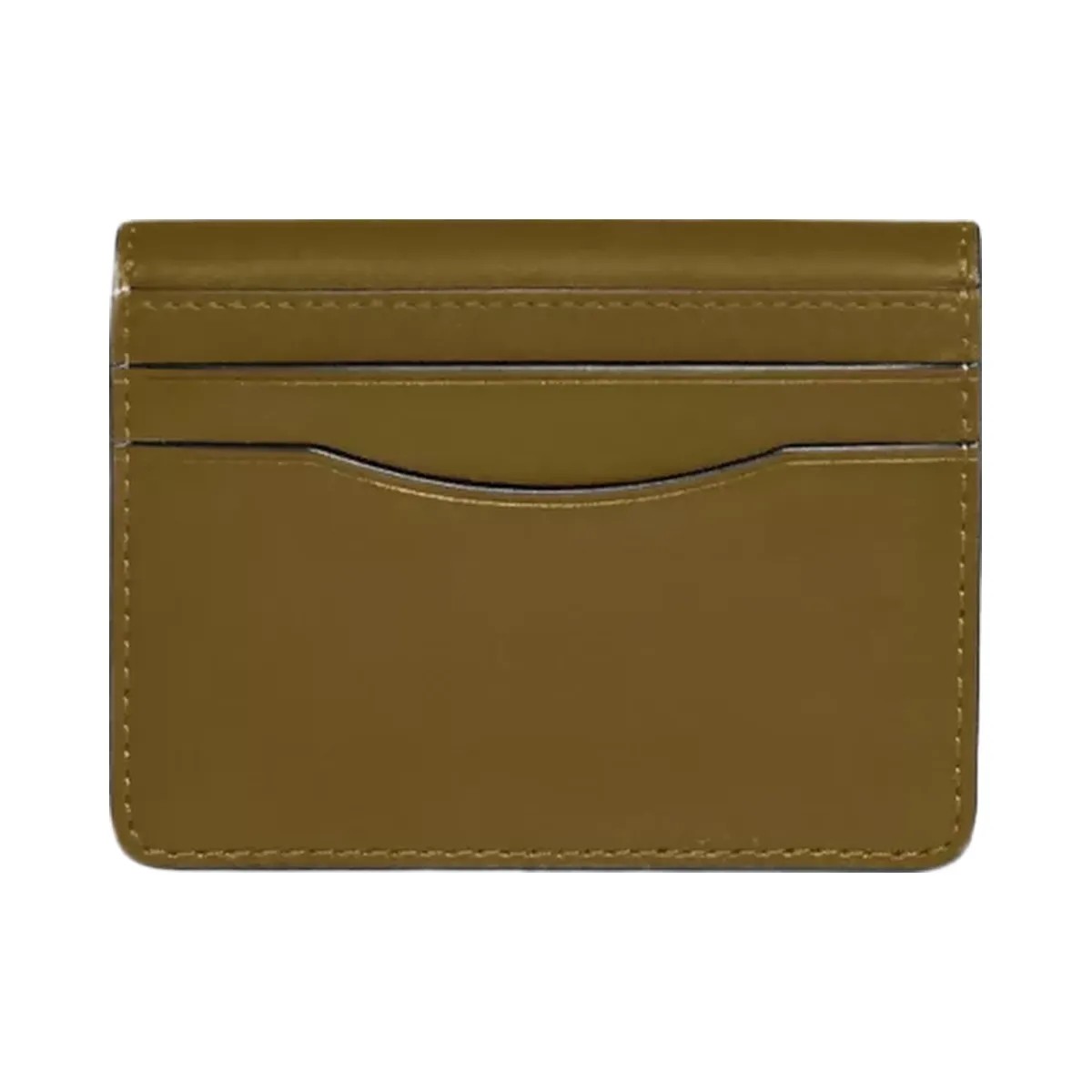 Coach Bandit Card Case in Brass Muted Olive - HypeFly India View 2