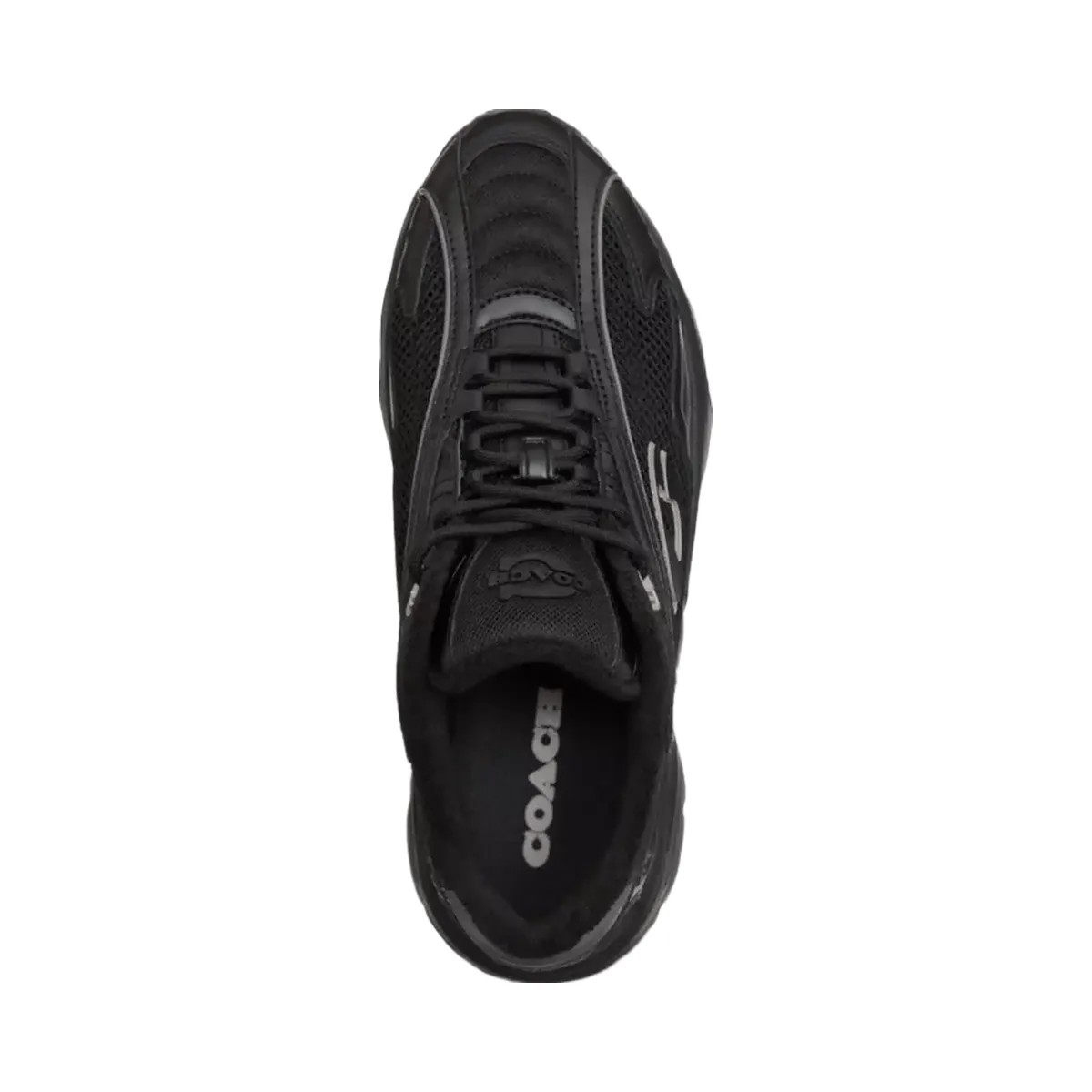 Coach Bolt Runner Sneaker in Black Chalk - HypeFly India View 3