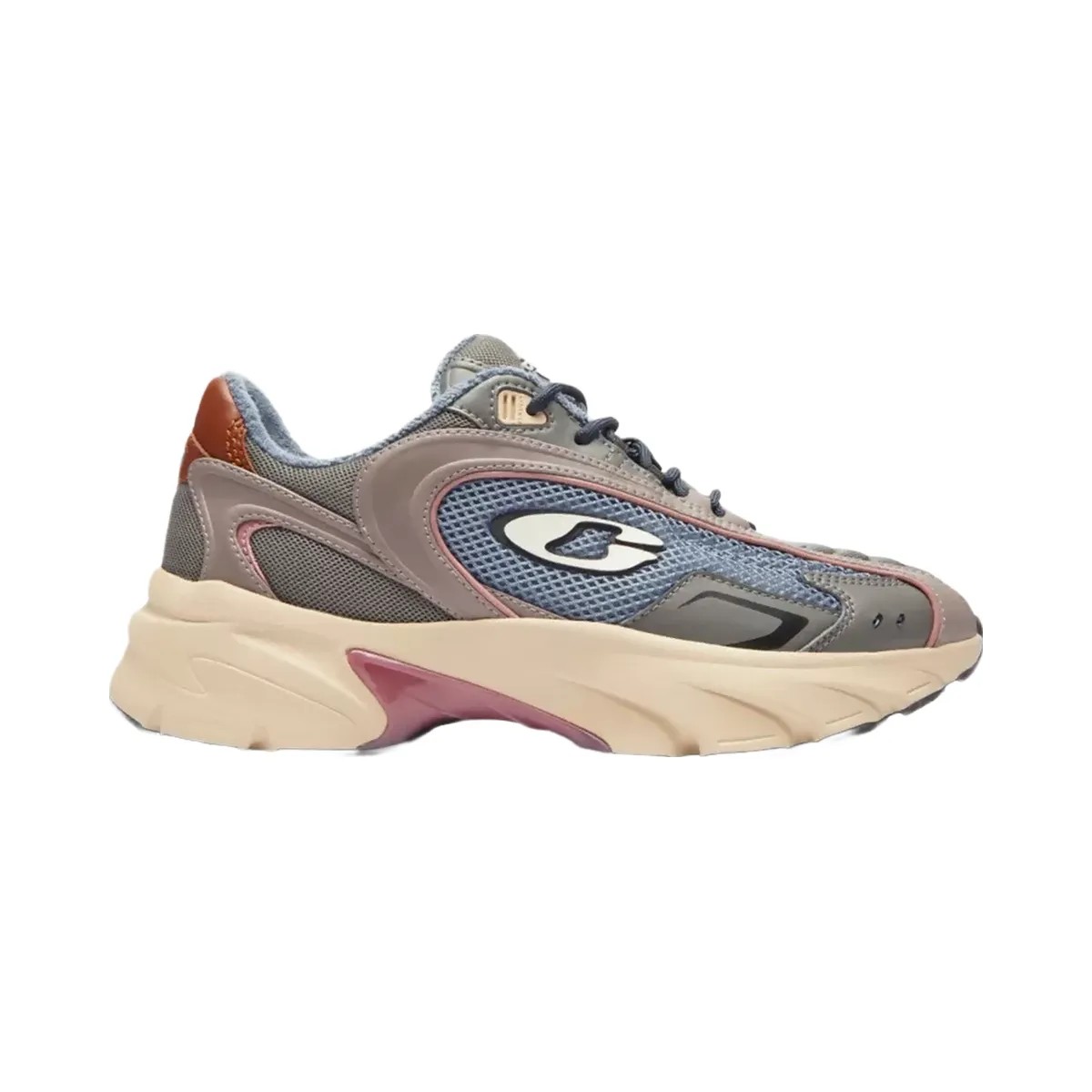 Coach Bolt Runner Sneaker in Light Denim Multi - HypeFly India View 2