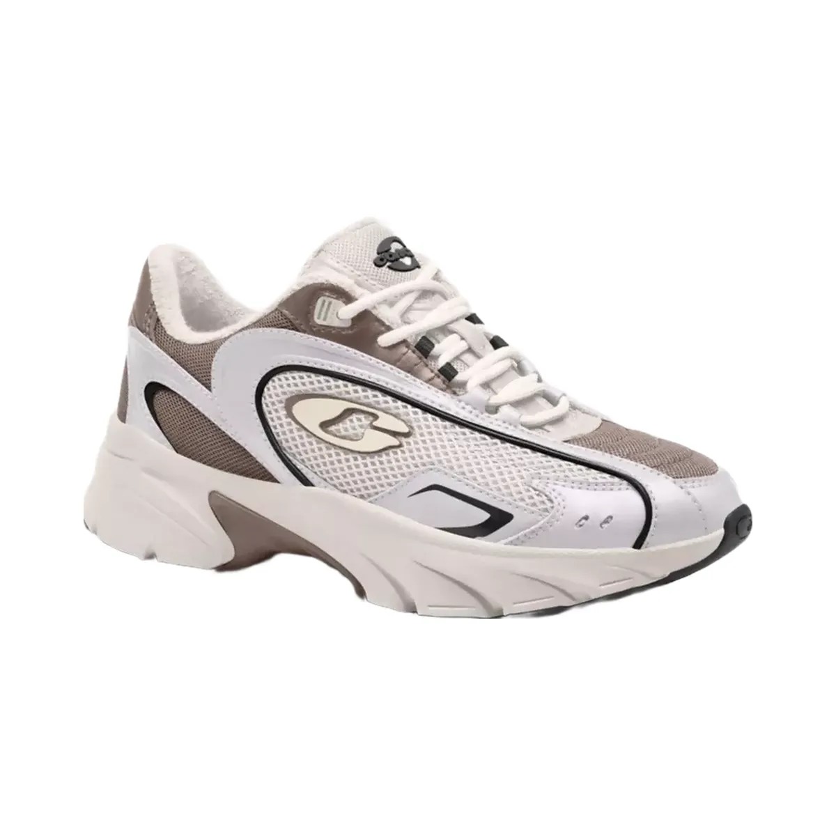 Coach Bolt Runner Sneaker in Light Grey Multi - HypeFly India View 1