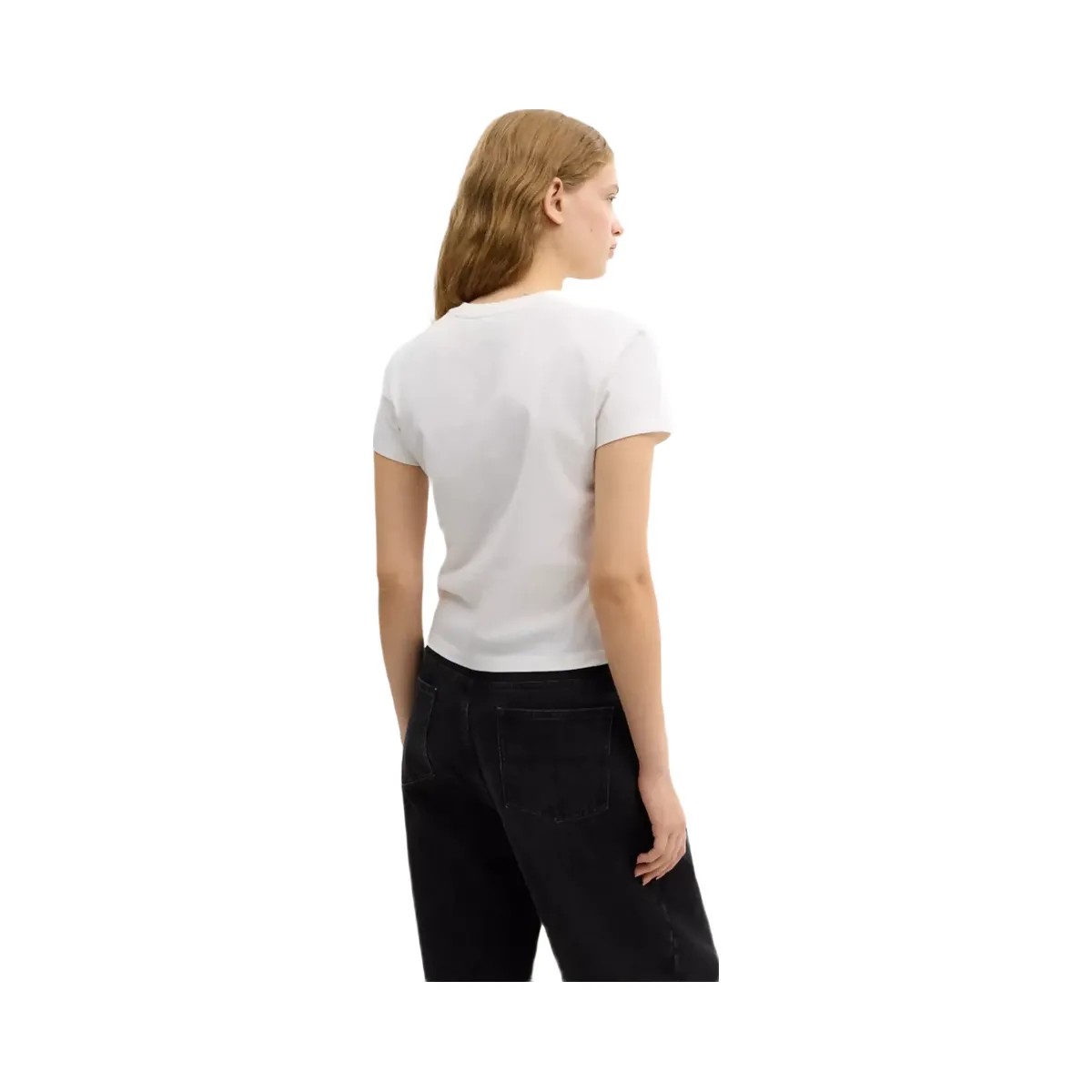 Coach Bow T-Shirt In Organic Cotton in Vintage Ivory - HypeFly India View 3