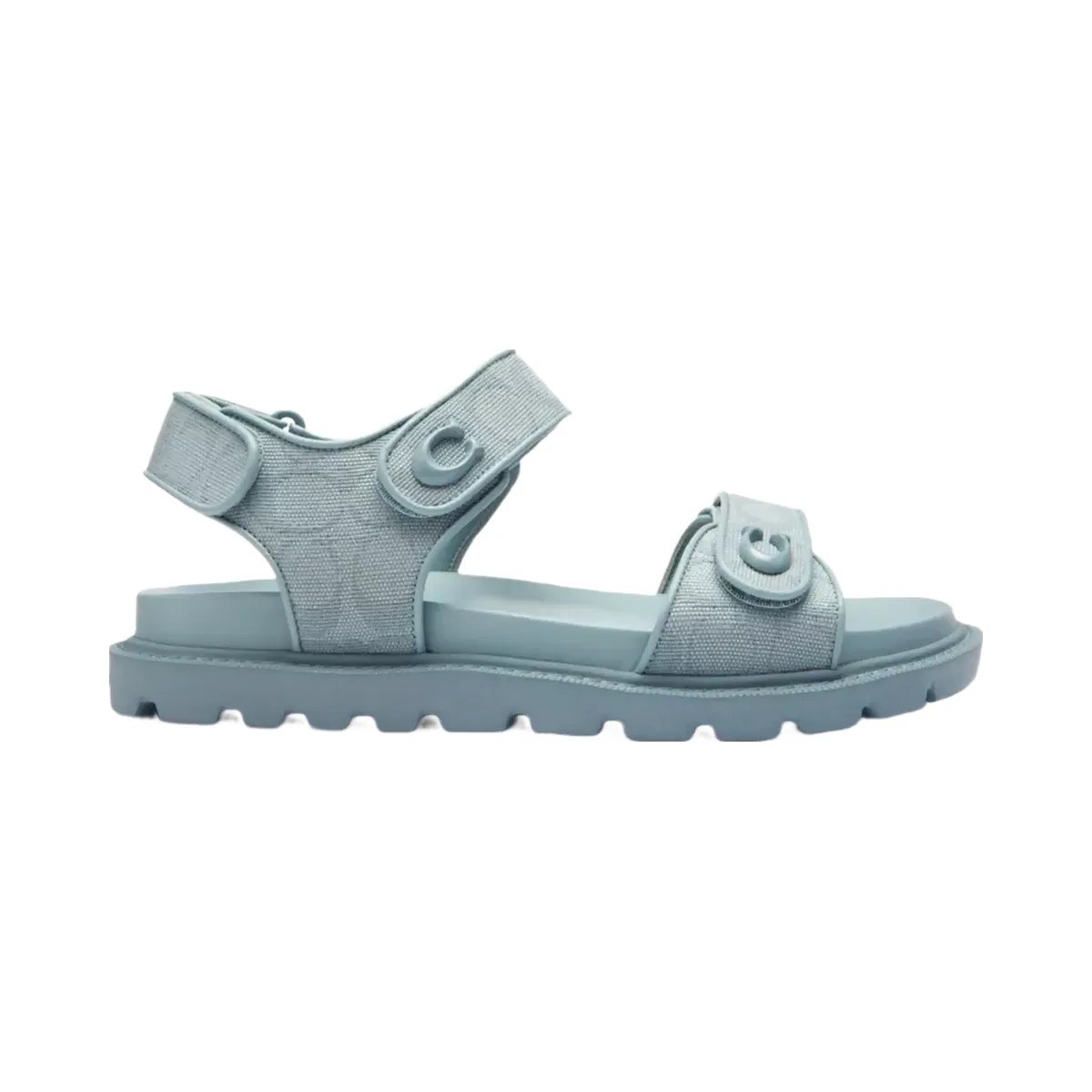 Coach Brynn Sandal In Signature Canvas in Sea Mist - HypeFly India View 2