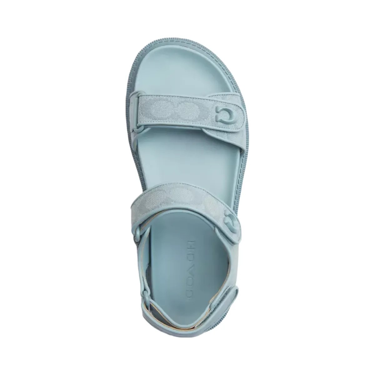 Coach Brynn Sandal In Signature Canvas in Sea Mist - HypeFly India View 3