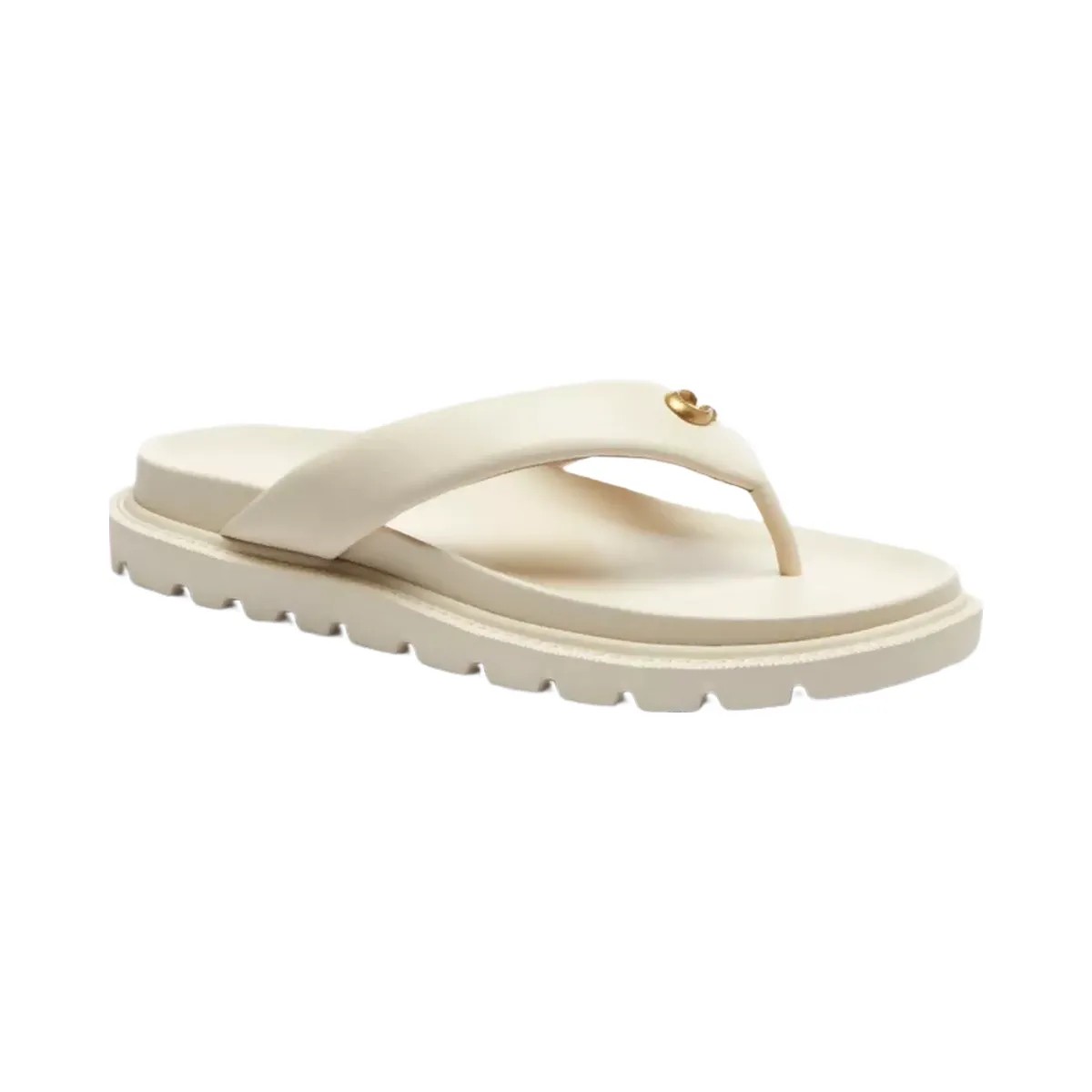 Coach Brynn Thong Sandal in Chalk - HypeFly India View 1