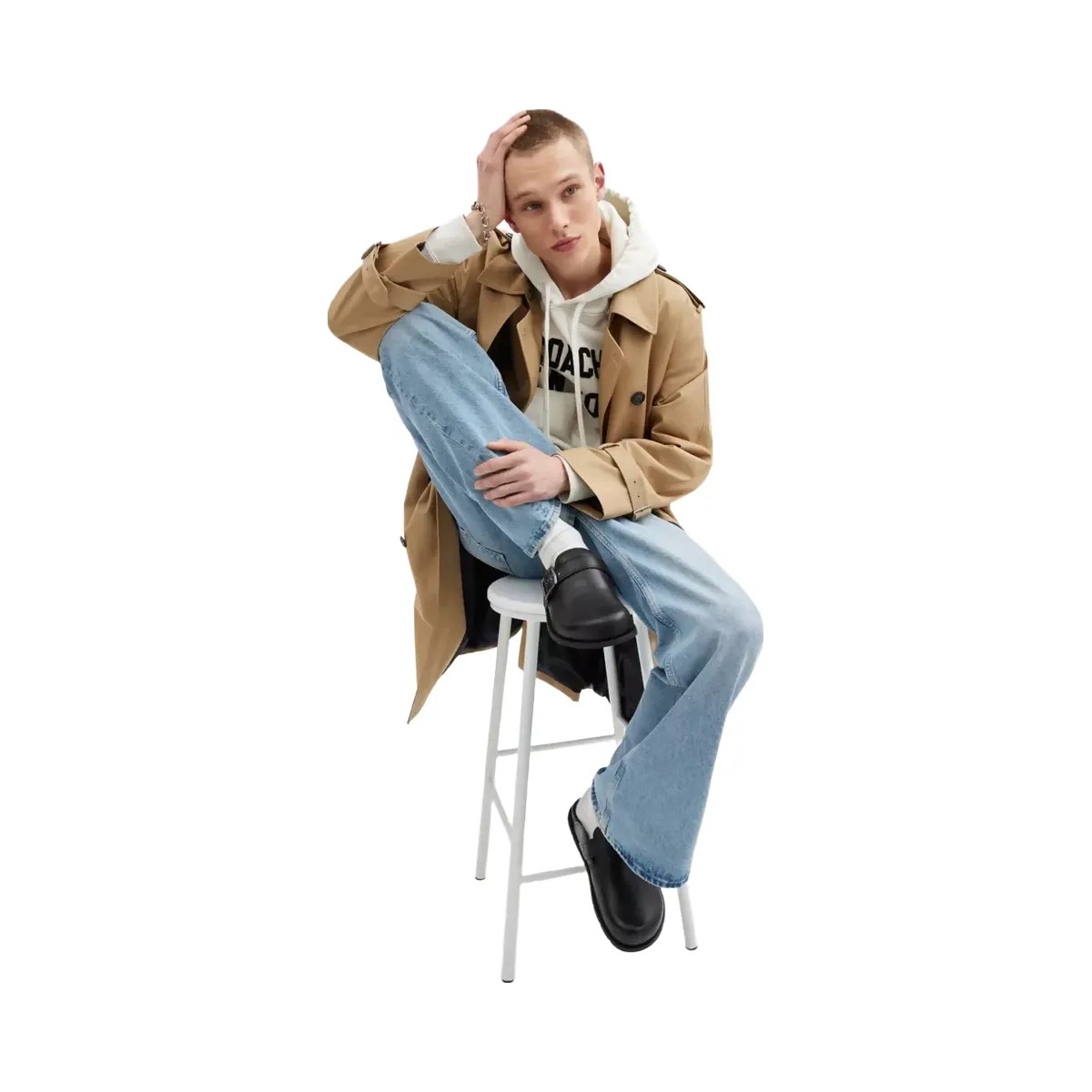 Coach Buckle Clog in Black - HypeFly India View 5