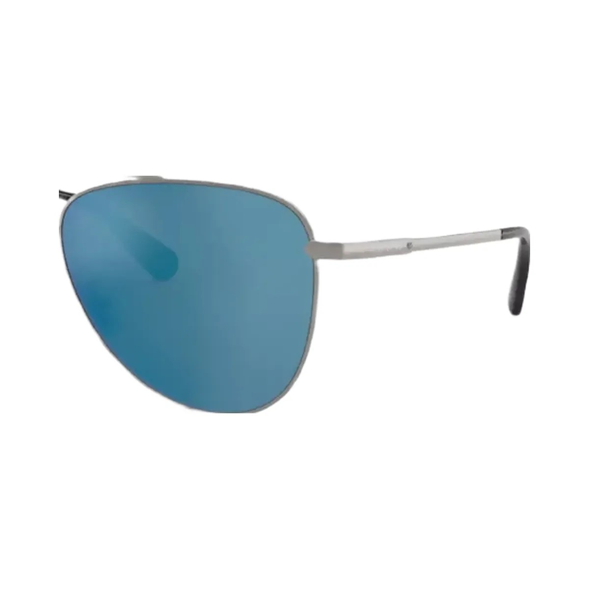 Coach C Hardware Metal Pilot Sunglasses in Silver Blue - HypeFly India View 1