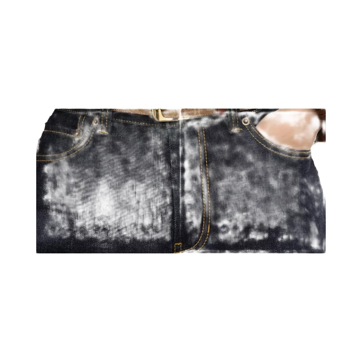 Coach C Harness Buckle Belt, 25 Mm in Gold Tan Caramel - HypeFly India View 3