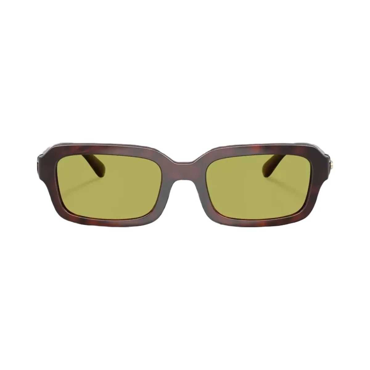 Coach C Heart Narrow Square Sunglasses in Dark Tortoise - HypeFly India View 2
