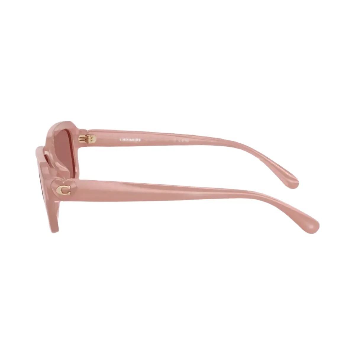 Coach C Heart Narrow Square Sunglasses in Pink - HypeFly India View 3