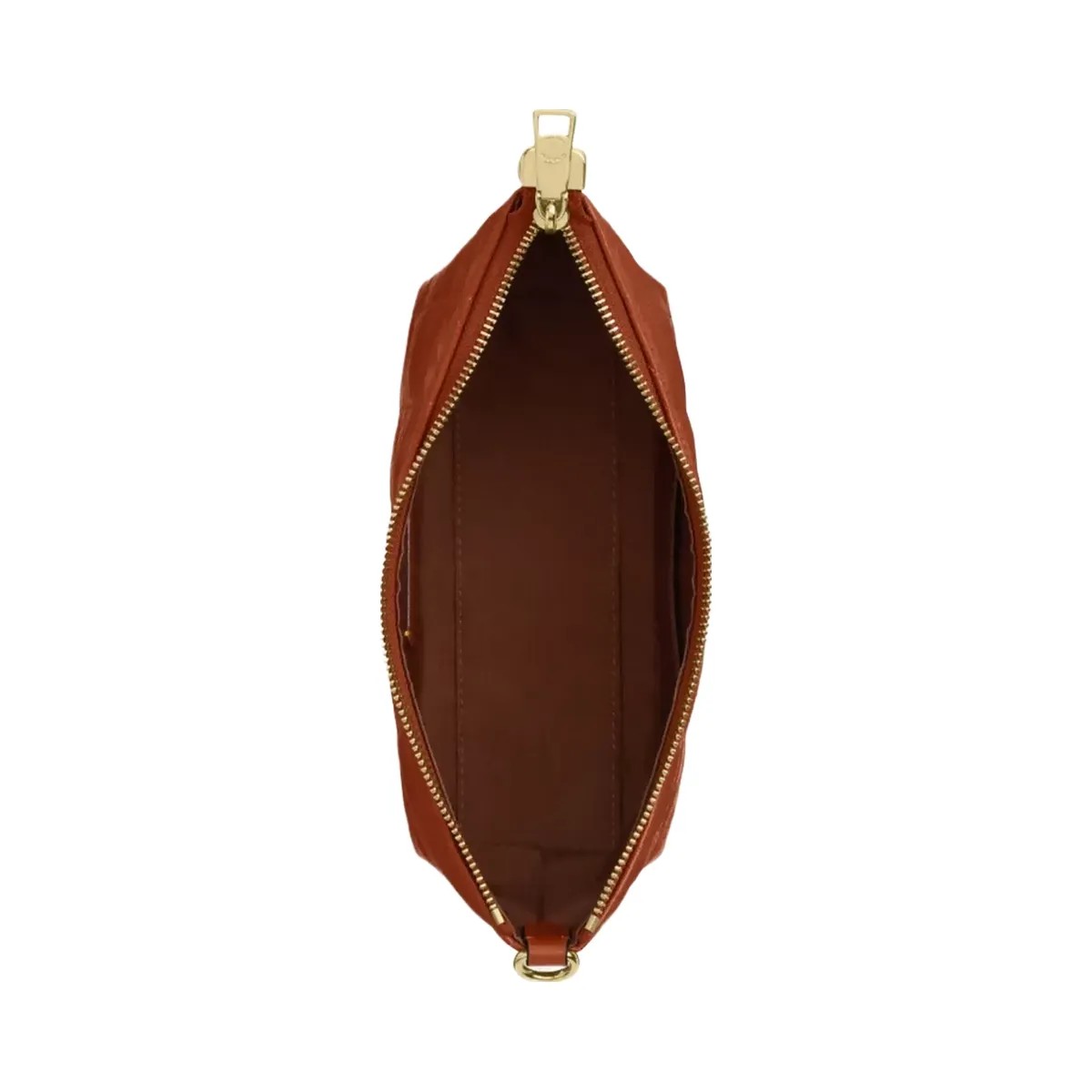 Coach Caitlin Shoulder Bag With Quilting And Charm in Gold Cinnamon - HypeFly India View 5