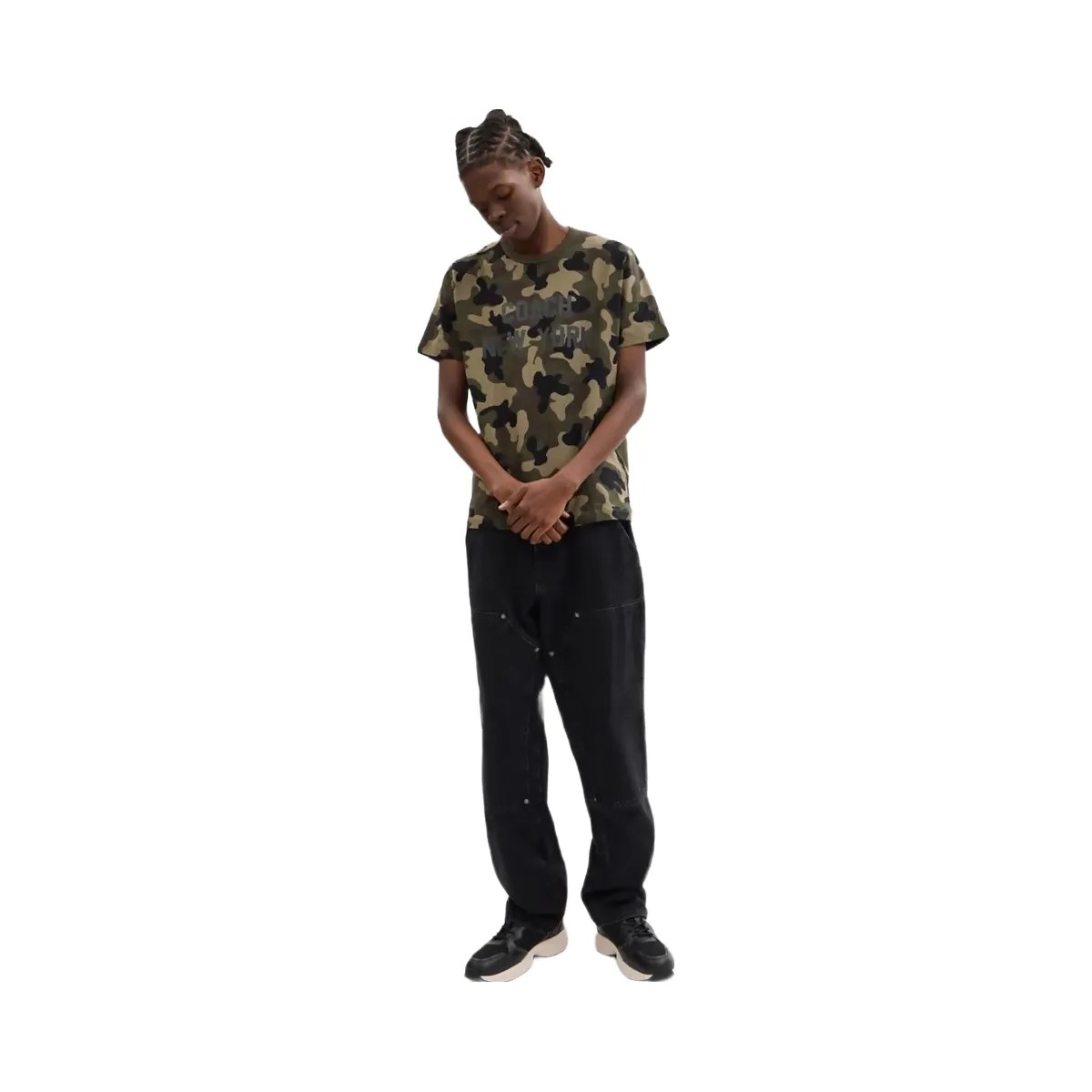 Coach Camo Print T Shirt Camo - HypeFly India View 2