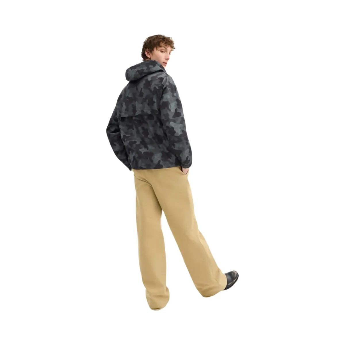 Coach Camo Signature Windbreaker Black Camo - HypeFly India View 3