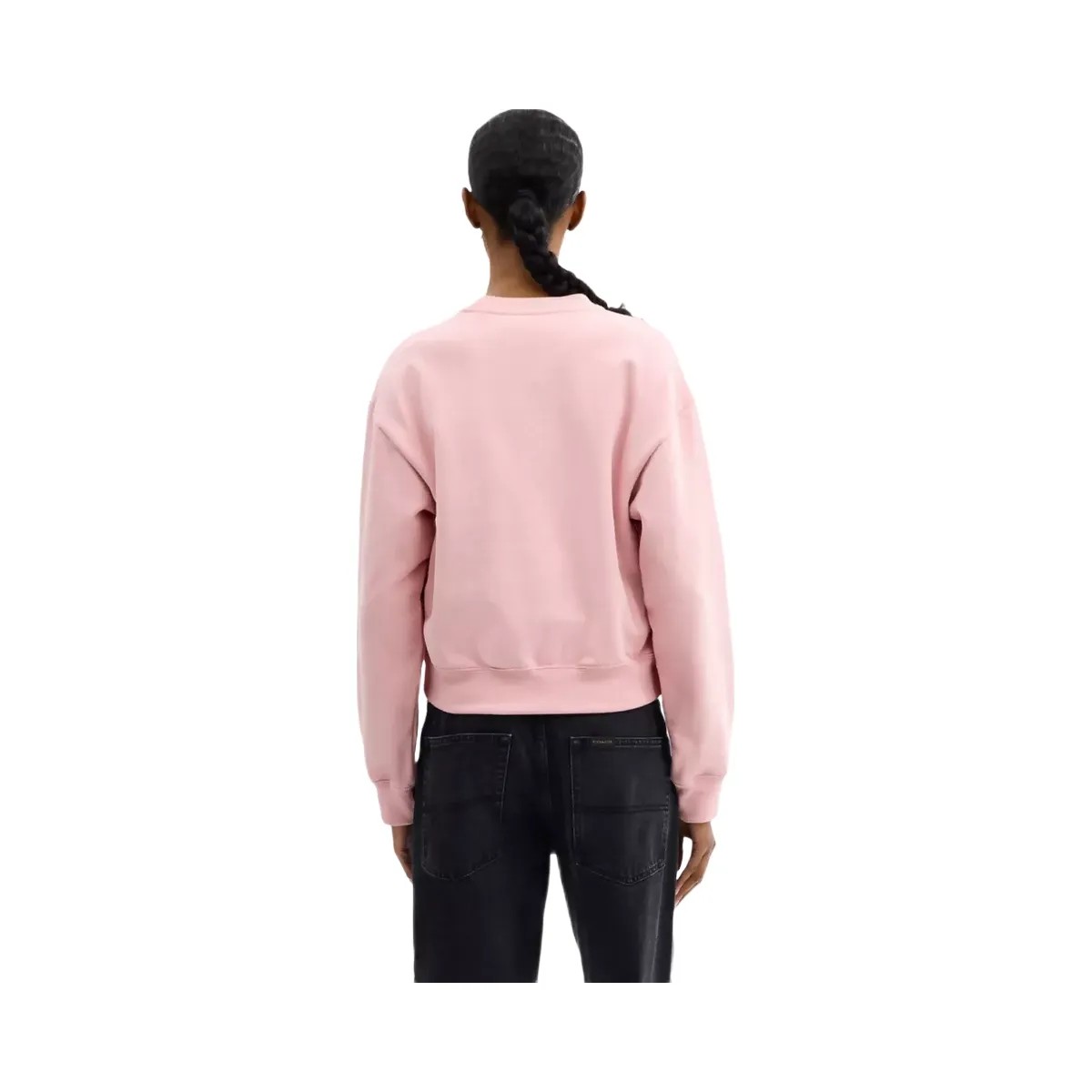 Coach Candy Crewneck Sweater in Pink - HypeFly India View 3