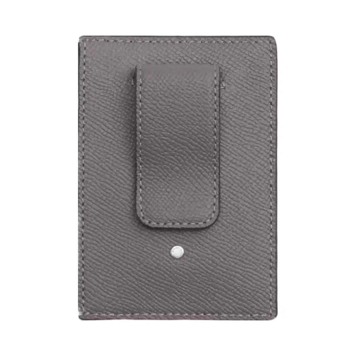 Coach Card Case With Money Clip in Silver Graphite - HypeFly India View 2
