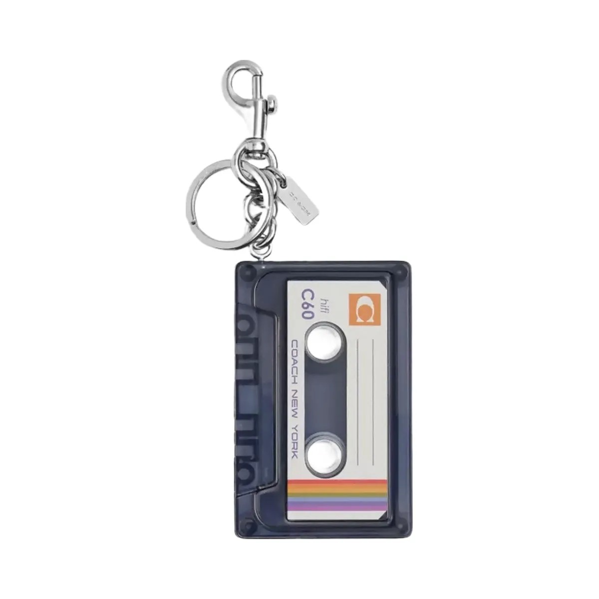 Coach Cassette Bag Charm in Black - HypeFly India View 1