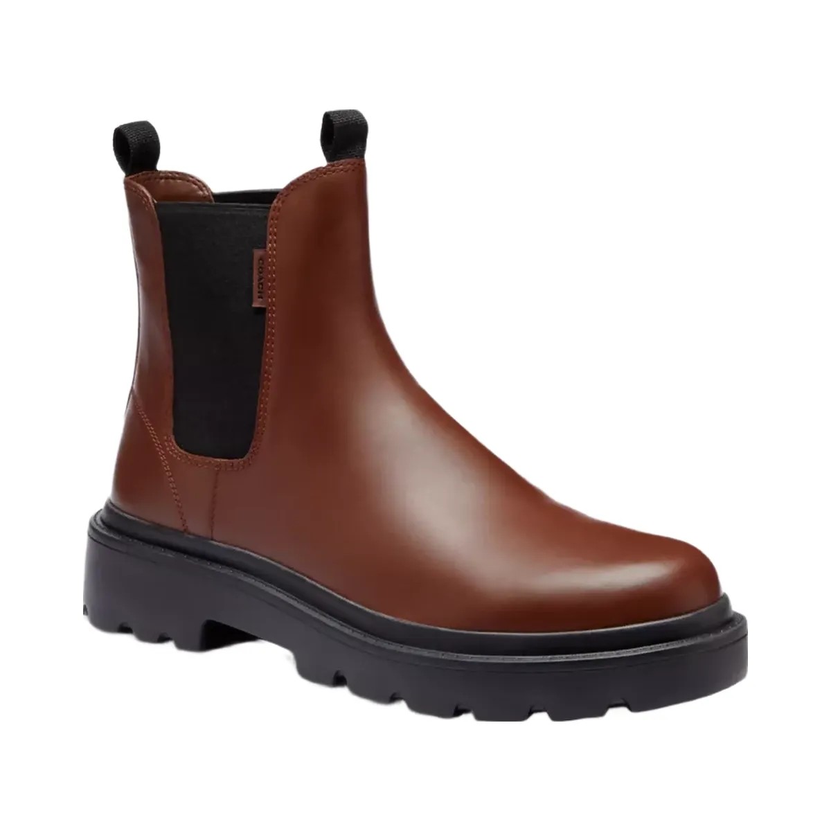 Coach Chelsea Boot in Vintage Brown Black - HypeFly India View 1